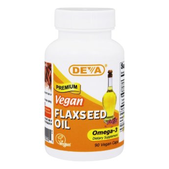 DEVA Flaxseed Oil (90 капсул) Льняное масло для веганов (Vegan Flaxseed Oil) является одним из полноценных источников альфа-линоленовой кислоты (Омега 3), незаменимой жирной кислоты.