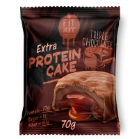 FIT KIT Protein Cake Extra в шоколадной глазури 70 г (24шт коробка)