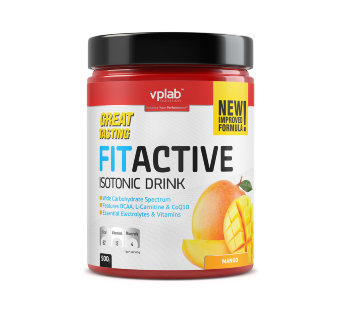 VP lab FitActive Fitness Drink 500 г Минерально-витаминный напиток FitActive