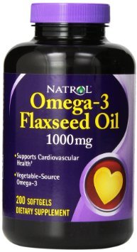 Natrol Omega-3 Flaxseed Oil (200 капсул) Льняное масло является богатым источником Омега-3 жирных кислот и альфа-линоленовой кислоты
