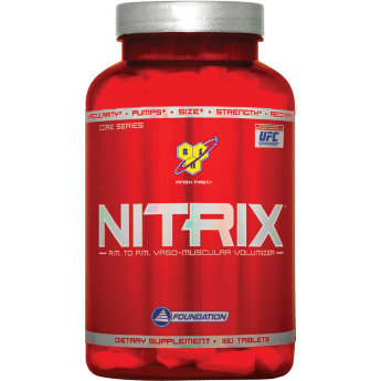 BSN Nitrix (180 капсул) BSN Nitrix — лучшая добавка, гарантирующая увеличение объемов «сухой» мышечной массы.