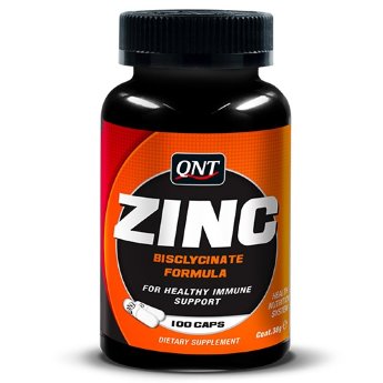 QNT Zinc 22mg (100 капсул) QNT Zinc Мощный антиоксидант, он помогает блокировать свободные радикалы после интенсивных тренировок