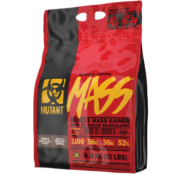 MUTANT Mass 15lb (6,8 кг) PVL Mutant Mass представляет собой одну из самых эффективных и полных формул гейнера во всем мире! В тот момент, когда появляется необходимость набрать качественную массу, во всем мире бодибилдеры доверяют это PVL Mutant Mass.