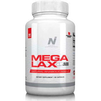 NUTRA INNOVATIONS Mega Lax 90 капс Nutra Innovations Mega Lax - это препарат наращивания мышечной массы на основе натуральных компонентов, содержащий Laxosterone, запатентованную версию 5a-гидрокси-лаксогенина, Laxosterone - более мощную и биодоступную форму лаксогенина, а это значит, что вы будете наращивать мышечную массу, используя меньшие дозировки.
