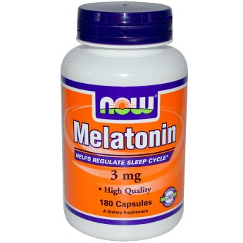 NOW Melatonin 3mg (180 капсул) Одним из основных действий NOW Melatonin является регуляция сна.