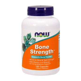NOW Bone Strenght (120 капсул) NOW Bone Strenght укрепляет костную ткань, препятствует вымыванию минеральных соединений, балансирует углеводный обмен, улучшает свёртывание крови, оздоравливает сердце.