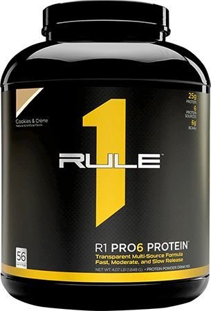 RULE ONE Pro6 Protein Желтый 1,8 кг большая банка RULE ONE Pro6 Protein Желтый 1,8 кг большая банка