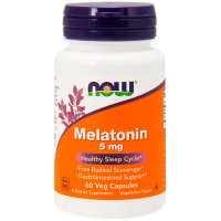 NOW Melatonin 5 мг (60 вегкапсул)