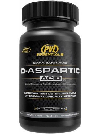 PVL D-Aspartic Acid (100 грамм) Данное средство увеличивает в организме уровень тестостерона.