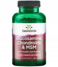 SWANSON Glucosamine/Chondroitin/Msm 250/200/150 (120 таблеток)