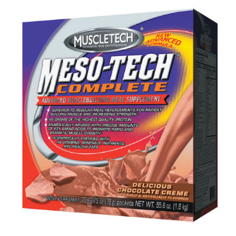 Протеиновый батончик MuscleTech Meso-Tech Bar (12 батончиков) Питательные батончики Meso-Tech Complete Bar от компании MuscleTech
