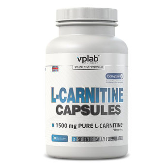 VP Lab L-Carnitine 1500 мг (90 капсул) L-Carnitine Capsules – источник чистого L-карнитина в капсулированной форме от компании VPLab. Он предназначен для усиления метаболических процессов и стимулирования использования жировых отложений в качестве источника энергии. Это дает безопасный эффект в уменьшении веса и предотвращении появления новых жировых отложений.