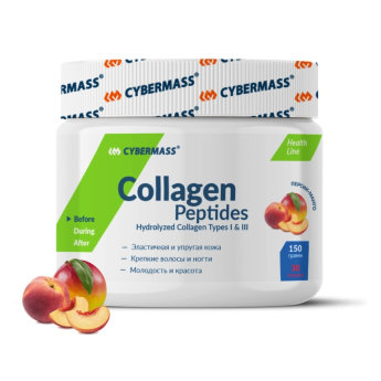 CYBERMASS Collagen 150 г Коллаген — это ключевой структурный белок, который обеспечивает эластичность и прочность всех наших соединительных тканей, включая кожу, сухожилия, связки, хрящи и кости.