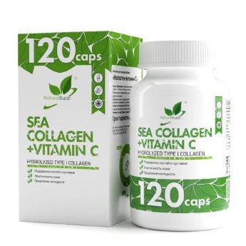 NATURALSUPP Sea Collagen + Vitamin C Caps (120 капсул) NATURALSUPP Collagen + Vitamin C Caps (120 капсул)