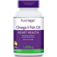 NATROL Omega-3 Fish Oil 1000 mg Лимонная (90 софтгелей)
