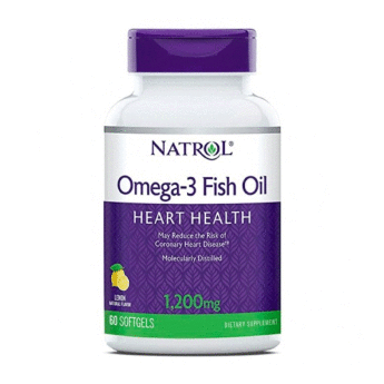 NATROL Omega-3 Fish Oil 1200 mg Лимонная (60 софтгелей) Добавка от NATROL, как натуральный источник омега-3 жирных кислот, поможет вам улучить состояние зрения, укрепить кости, а также поддержать работу сердечно-сосудистой системы и мозга. 