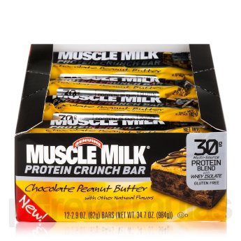 Протеиновый батончик Muscle Milk Crunch Bar 82gr (12 батончиков) 