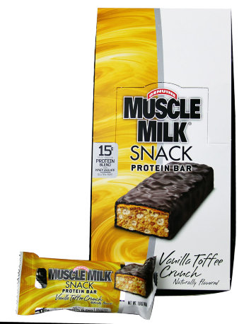 Протеиновый батончик Muscle Milk Snack 45gr (12 батончиков) 