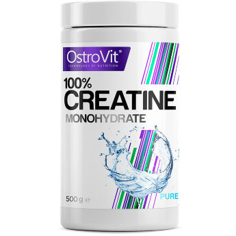 OSTROVIT Creatine (банка) 500 г В составе Creatine Monohydrate от OstroVit креатин моногидрат находится в связке с таурином. В такой комбинации он быстрее доставляется в мышцы и включается в поддержание их сократительной активности.