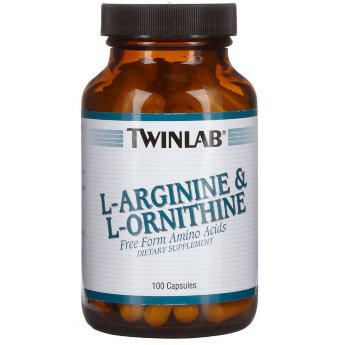 TWINLAB L-Arginine/L-Ornithine 100 капс L-аргинин — незаменимая аминокислота, которая нужна, если вы хотите добиться роста мышечной массы, естественного функционирования иммунной системы, а также очистить печень.