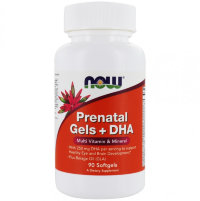 NOW Prenatal Gels + DHA (90 софтгелей)