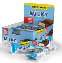 SNAQ FABRIQ Milky Шоколад молочный с начинкой 35г (40шт коробка)