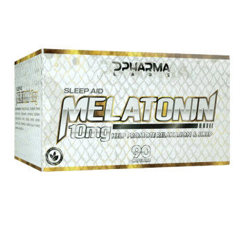 DPHARMA Melatonin 10 mg (90 капсул) Melatonin от Dpharma в высокой дозировке 10 мг позволит полностью восполнить уровень мелатонина и восстановить крепкий здоровый сон.