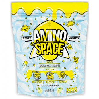 MR. DOMINANT Amino Space (500 г) AMINO SPACE - это разветвленно-цепочечные незаменимые аминокислоты, обогащенные глютамином, которые не могут синтезироваться самим организмом и должны поступать извне.