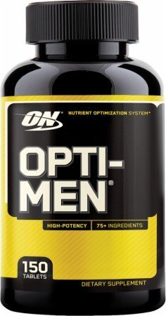 OPTIMUM NUTRITION Opti-Men 150 таб Opti-Men от Optimum Nutrition это комплекс, специально для мужчин, содержащий в составе витамины, минералы, антиоксиданты, ферменты.