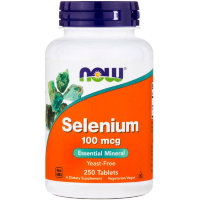 NOW Selenium 100 мкг (250 таблеток)