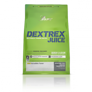 OLIMP Dextrex 1000 г Энергетический комплекс от европейского бренда-производителя Dextrex Juice позволит добиться новых высот во время тренировок. Состав продукта из разно усвояемых углеводов, магния и таурина тонизирует организм и способствует накоплению энергии.