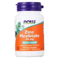 NOW Zinc Picolinate 50 мг (60 вегкапсул)