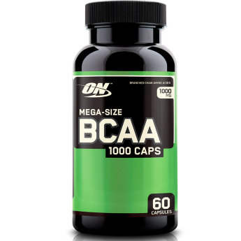 OPTIMUM NUTRITION BCAA 1000 60 кап ON BCAA 1000 caps – это высокотехнологичный комплекс, разработанный компанией Optimum Nutrition, состоящий из незаменимых аминокислот с разветвлённой боковой цепочкой BCAA, которые по праву считаются основными строительными блоками мышечных тканей и волокон.