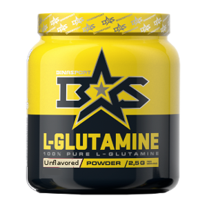 BINASPORT L-glutamine Powder 500г В качестве вкусовых наполнителей BS l-GLUTAMINE Powder содержит только натуральные ингредиенты европейских производителей. BS l-GLUTAMINE является важнейшей из «заменимых» (синтезируемых в организме человека) аминокислот.