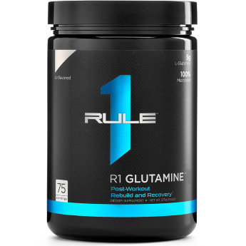 RULE ONE Glutamine 375 г R1 Glutamine от Rule 1 – аминокислота глютамин в форме порошка для ускорения процессов восстановления после физических нагрузок. С каждой порцией вы снабдите себя 5 г глютамина.