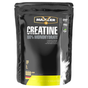 MAXLER EU Creatine (Пакет) 1000 г Creatine Monohydrate – 100%-й моногидрат креатина в порошковой форме. 