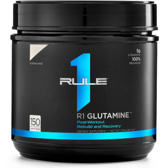 RULE ONE Glutamine 750 г R1 Glutamine от Rule 1 – аминокислота глютамин в форме порошка для ускорения процессов восстановления после физических нагрузок. С каждой порцией вы снабдите себя 5 г глютамина.