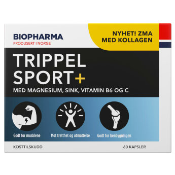 BIOPHARMA Trippel Sport ZMA (60 капсул) BIOPHARMA Trippel Sport + (60 капсул)
