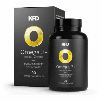 KFD Omega 3+ 65% + Vit E (90 капс) ​KFD Omega 3+ – это источник ненасыщенных жирных кислот, полученных из рыбьего жира. Улучшают деятельность мозга, сердца и зрение.