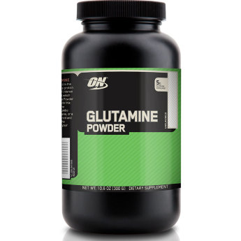 OPTIMUM NUTRITION Glutamine Powder 300 г Глютамин является самой распространенной аминокислотой в организме, составляя более 60% свободных аминокислот в скелетных мышцах и больше чем 20% от общего числа циркулирующих аминокислот. L-глютамин в виде добавки способствует уменьшению боли в мышцах после тренировки и восстановлению мышечной ткани.