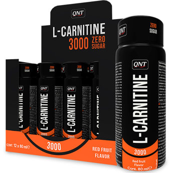 QNT L-Carnitine 3000 (12 ампул) L-CARNITINE SHOT QNT - незаменимая добавка для тех, кто хочет получить максимальную отдачу от тренировки. 3000 mg L-Карнитина высочайшего качества в одном порционном шоте! 