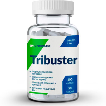 CYBERMASS Tribuster Тестостероновый бустер (100 капсул) Tribulus Cybermass – мощный негормональный препарат, позволяющий улучшить потенцию и устранить проблемы связанные с репродуктивной функцией организма.