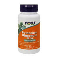 NOW Potassium Gluconate 99 мг (100 таблеток)