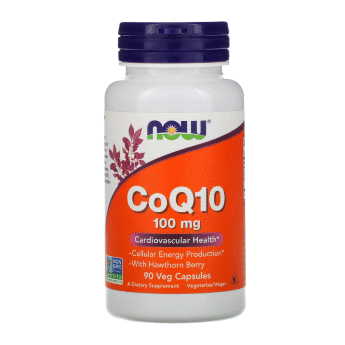 NOW CoQ10 100 мг (90 вегкапсул) Поддержка сердечно-сосудистой системы. Укрепляет иммунную систему. Обеспечивает антиоксидантную защиту. Обеспечивает организм энергией.