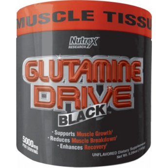 Nutrex Glutamine Drive Black (0,15кг) Глутамин – это жизненно важная аминокислота, которая составляет 60% от всех аминокислот в скелетных мышечных тканях.