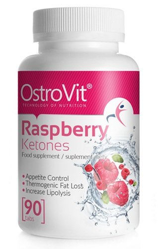 OSTROVIT Raspberry Ketones 90 таб Raspberry Ketones от OstroVit как источник кетонов малины поможет вам естественным образом ускорить обменные процессы в теле. Эффект кетонов малины схож с воздействием капсаицина – термогенного агента, содержащегося в некоторых видах перца. Считается, что кетоны малины более мощные, чем капсаицин.