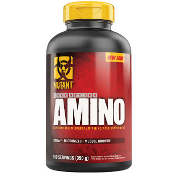 MUTANT Amino 300 таб. Mutant Amino - это высококачественный концентрированный источник незаменимых аминокислот с разветвленной боковой цепочкой (ВСАА), которые необходим мышцам для восстановления.