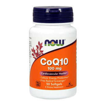 NOW CoQ10 100 мг (50 софтгелей) CoQ10 – это натуральная добавка, которую смогут без опаски использовать все, кто заботиться о своем здоровье.