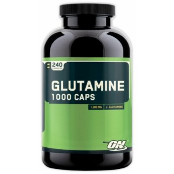 OPTIMUM NUTRITION Glutamine 1000 Caps (240 капсул) Одной из самых значимых аминокислот в нашем организме, а также одной из самых распространённых является глютамин.