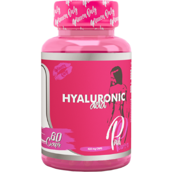 STEEL POWER Pink Power HYALURONIC 60 капсул Гиалуроновая кислота – важное вещество, входящее в состав кожи, нервных и соединительных тканей. 
